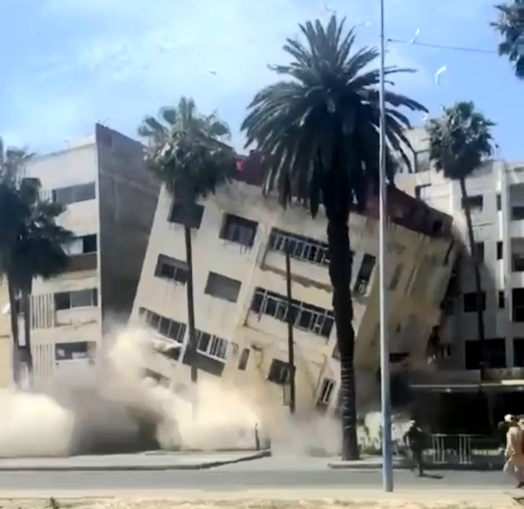 Casablanca : Un immeuble s'effondre à Bourgogne, pas de victimes à déplorer